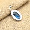 Tanzanit Drahokam 925 Sterlingové Stříbro Šperky Ručně Vyráběný Přívěsek Pro Svatební Dar