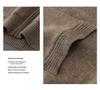 Men's 100% Australian Wool Hooded Cardigan - Heavyweight, Thick, Loose Casual Hoodie with Zipper