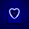 Light Sensor LED Heart Shaped US Plug-in Night Lamp for