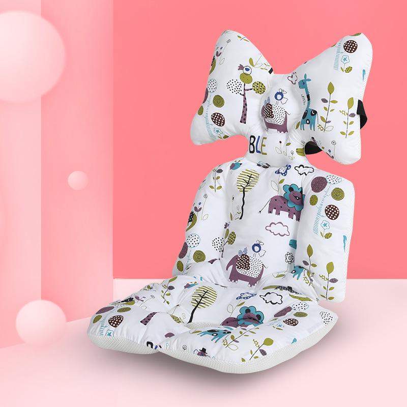 Almofada Universal para Carrinho de Bebê e Cadeira de Refeição para Todas as Estações - Almofada de Algodão com Calor e Espessura Adicionais para Outono/Inverno
