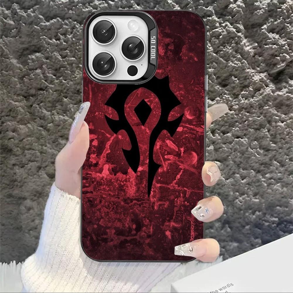W-World Of W-Warcraft Phone Case For IPhone 16 15 14 13 12 11 Pro Max X XR XSMAX 8 7 Plus Matte Shockproof Back Cover