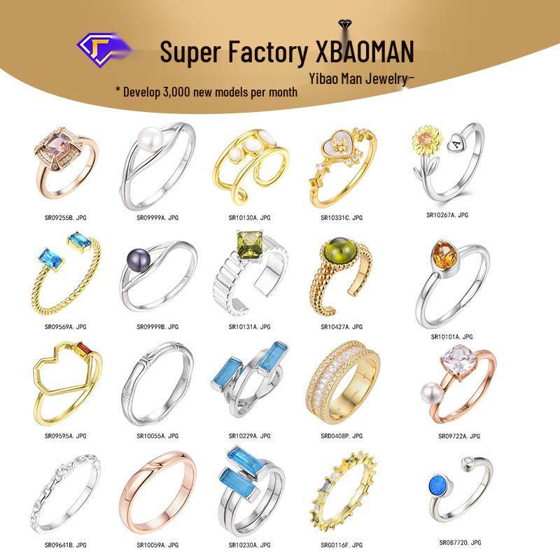 925 Sterling Silver Adjustable Snake Ring - Women's High-End Luxury Niche Design