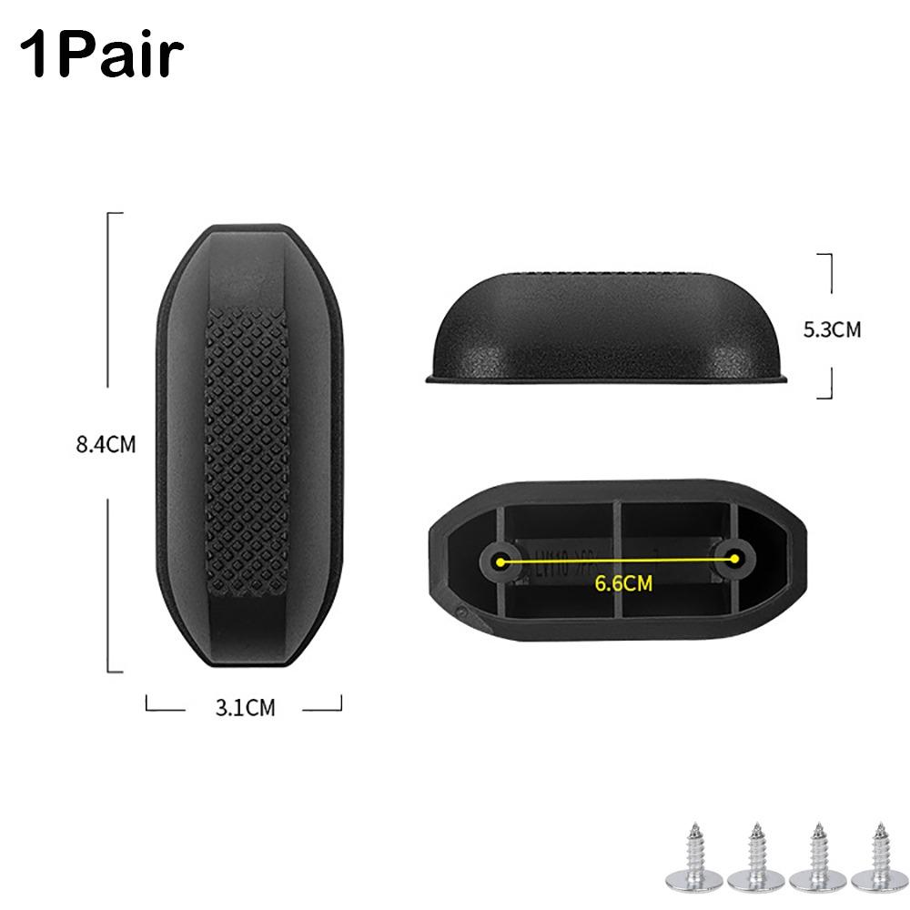 Kunststoff Gepäckfüße Schwarz Mit Schrauben Gepäckbodenständer Gepäckbodenständer Alle Koffer