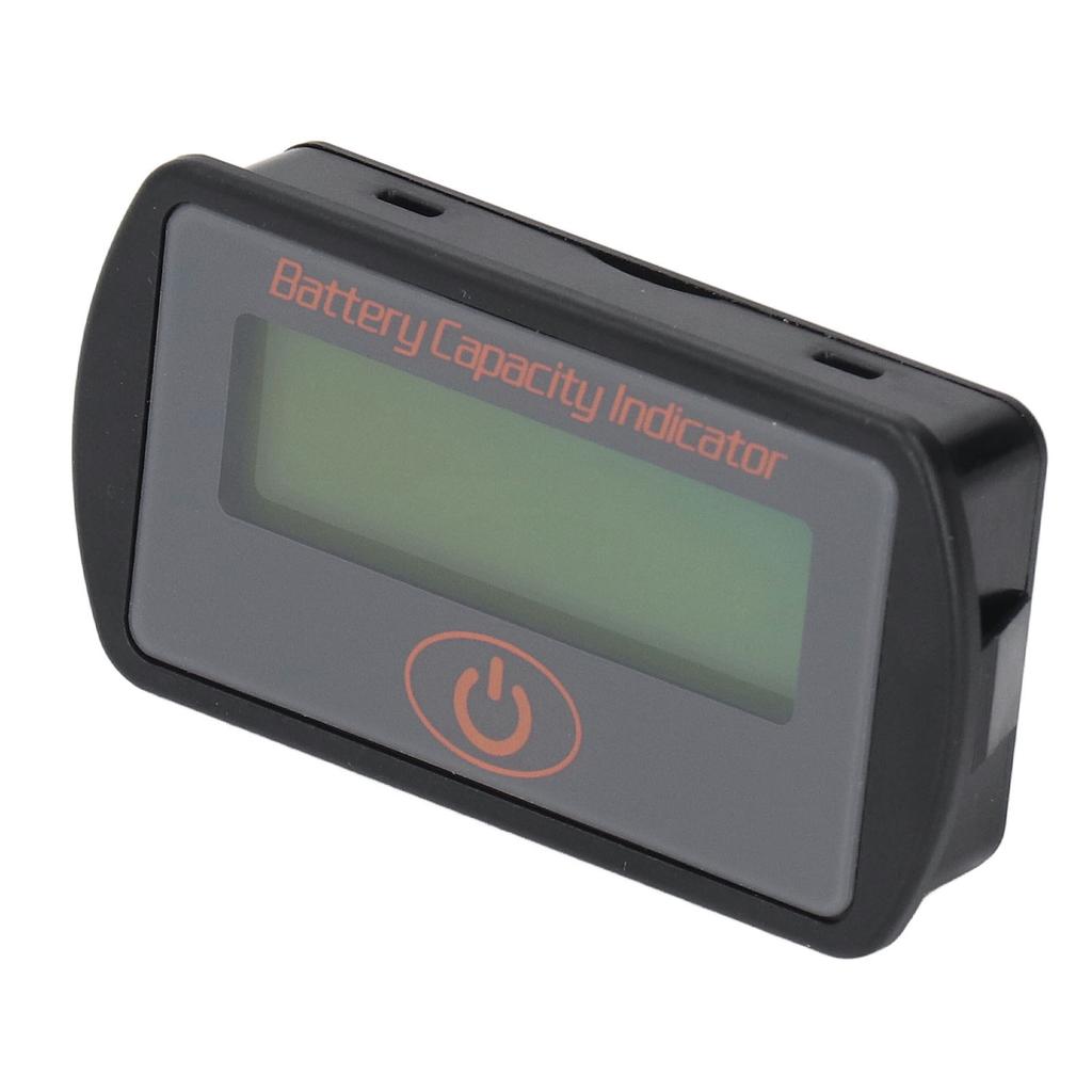 Battery Meter Lightweight Small Size Portable LCD Display Battery Capacity Voltage Indicator 8‑63V 36V
