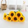 Floral Artificial Sunflower Decoration For Home Interior And Photography Prop