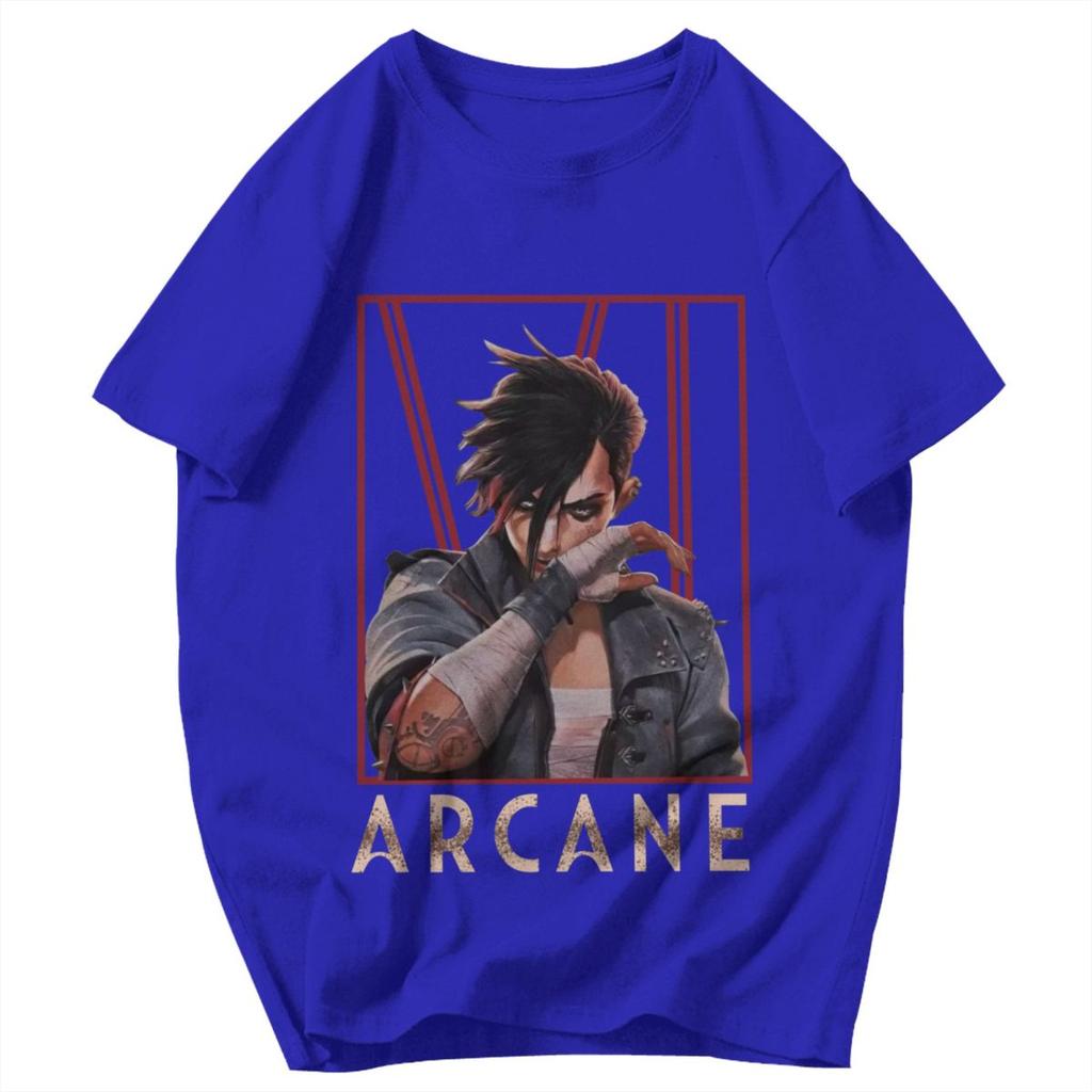 Herr T-shirt Arcane Säsong 2 Vi Gåvor Y2K Grafiska T-shirts Unisex Kläder T-shirts