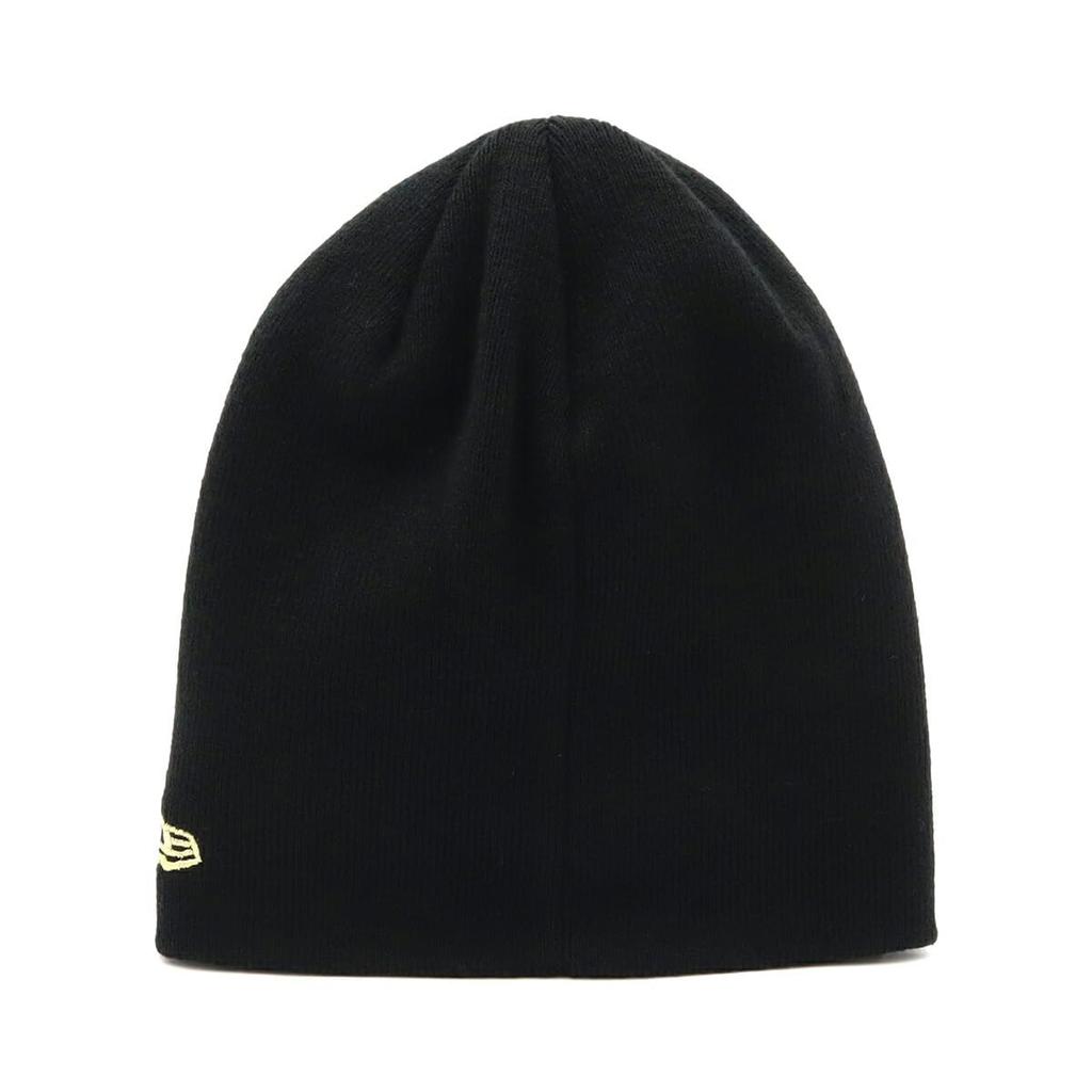 New Era Basic Beanie N0002318 Black x Gold Free Size