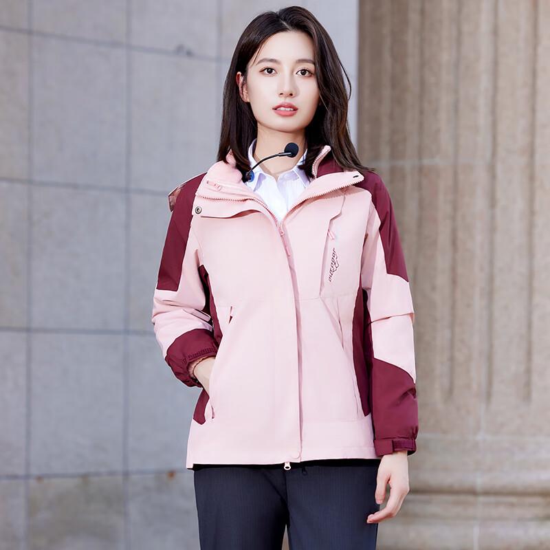 

Женская осенне-зимняя куртка-ветровка с капюшоном для учителя 3XL