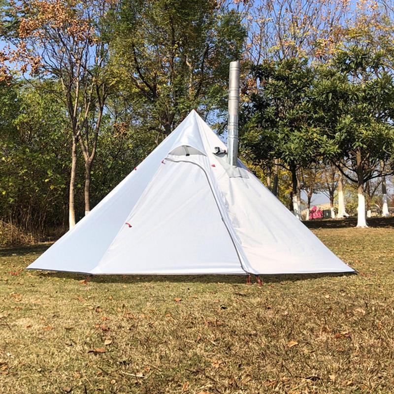 Горячая палатка Печка-jack Палатка Высокоогнестойкая Дровяная печь Дымоходная труба печи Огнестойкое Противоожоговое Защитное кольцо United States