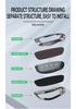 Compatible with Haval Big Dog, H6, Hi4, H9, Menglong, Xiaolong Max Key Case – Second Gen, Model 25 Car Shell Buckle