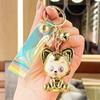 Colorful Acrylic Electroplated Cartoon Doll Keychain Pendant for Bags and Car Keys