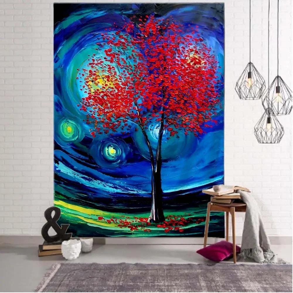Abstract Tree Decorative Tapestry Office Living Room Decoration Home Wall Tapestry