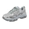 Skechers Cushioning Abrasion Resistant Breathable Low top Outdoor Shoes Women's Silver Gray 180330-SLGY