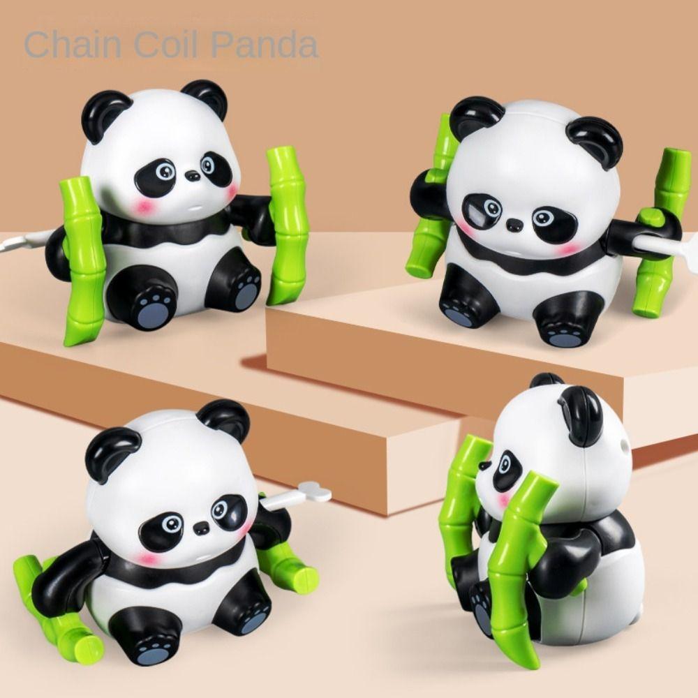 

Climbing Walking Panda Toy Interactive Panda Clockwork Toys Wind up Panda Toy Head-up panda