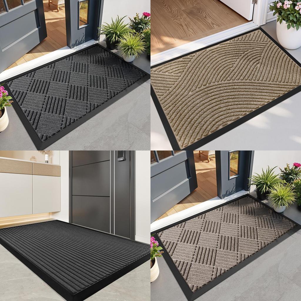 Modern Simple Entrance Door Mat With Nonslip Rubber Bottom For Home And Commercial Use