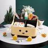 Desktop Storage Box Living Room Remote Control Miscellaneous Organizer Box Makeup Organizer Office Desk Stationery Organizer