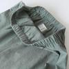 Spring/Autumn Kimono Mens Pajamas Men Sleepwear Male Thin Ninth Sleeve Lace-Up Top + Pants Loose Two-piece Homewear