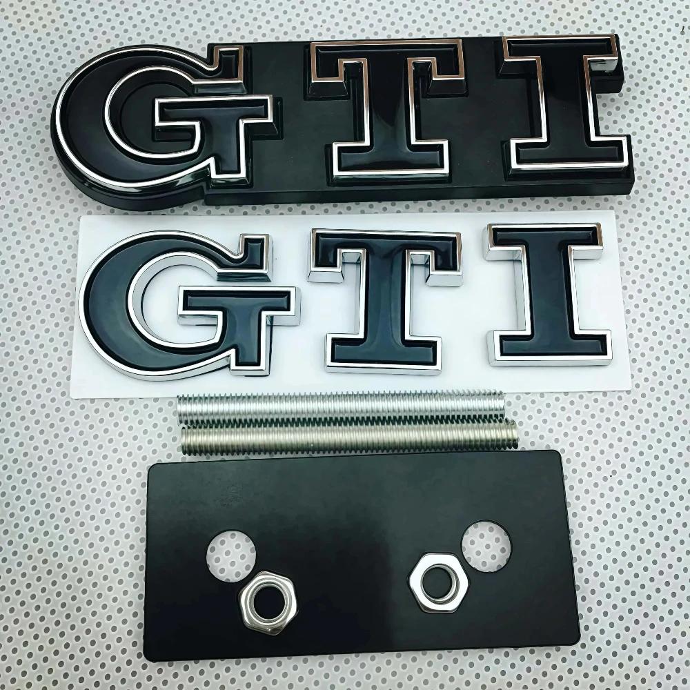 CDO1 For VOLKSWAGEN VW GTI 3D Metal Car Trunk Logo Sticker Grill Emblems Badge Decals For VW Golf 2 3 4 5 6 8 MK2 MK3 MK4 MK5 MK6 MK8