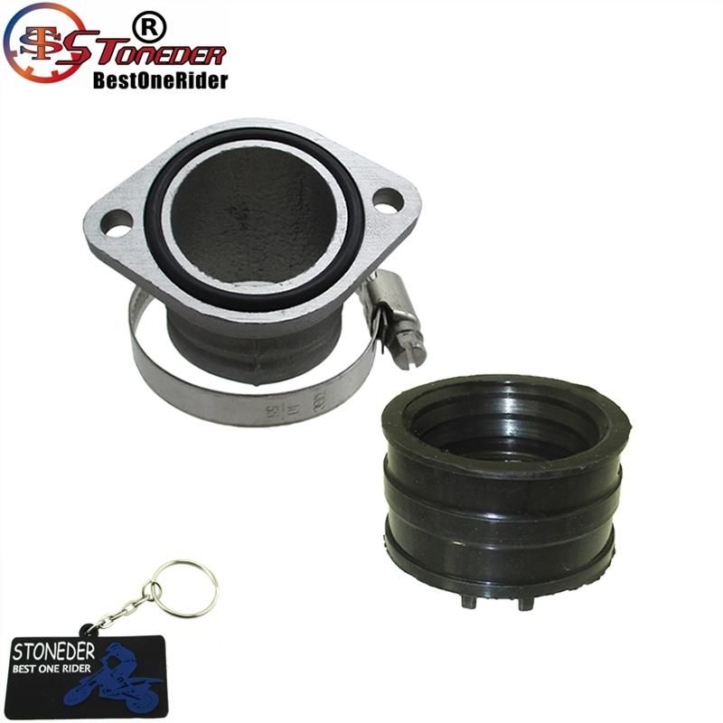 STONEDER Carb Intake Manifold Adapter Boot Joint For Zongshen ZS177MM NC250 250cc 4 Stroke 4-Valve Water-Cooled Engine
