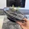 Yicang Light Luxury Glass Fruit Plate & Dessert Tray