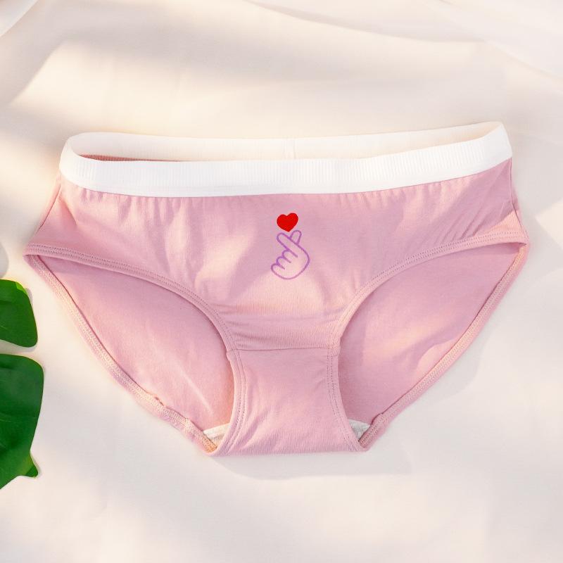 Dámské bavlněné spodní prádlo Slim Fit bavlněné trojúhelníkové spodní prádlo Jednoduché prodyšné spodní prádlo