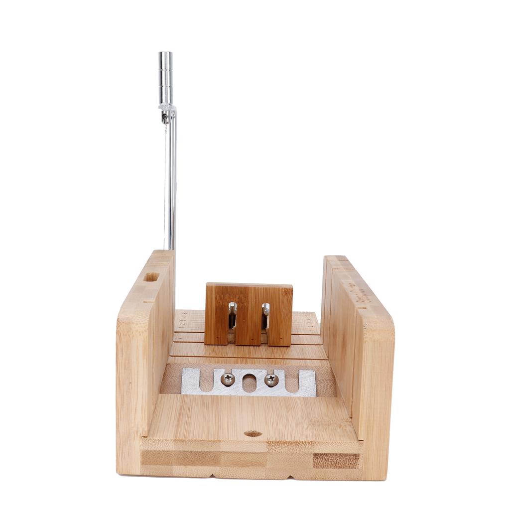 Practical Adjustable Bamboo Soap Cutter Bread Cutter Mold DIY Soap Cutting Tool