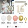 116PCS Arches Balloon Chain Set Birthday Proposal Confession Wedding Opening Party Event Scene Decoration Solid Color Balloon Se