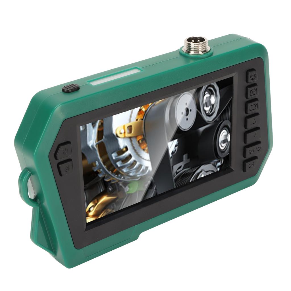 Dual Lens Borescope Inspection Camera 4.3in Screen 6 LED Light 1080P IP68 Waterproof Snake Camera