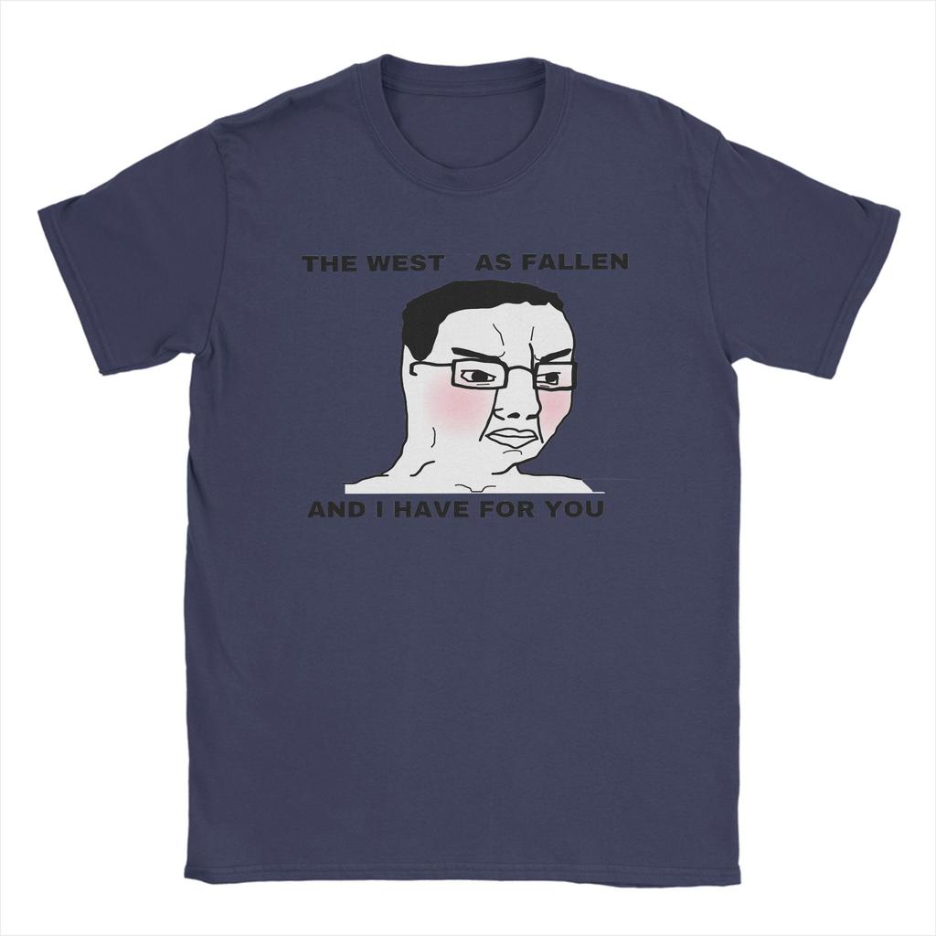 Chudjak Bavlněné Tričko Pro Pány Letní Soyjak Vtipná Trička Kulatý Výstřih Harajuku Trička Oversized Potisk Oblečení