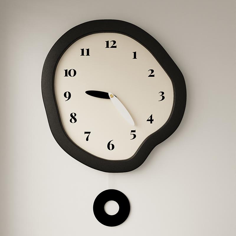 Design Aesthetic Clock Wall Clock Interior Living Room Art Simple Interior Modern Wall Watch Creative Reloj De Pared Decor