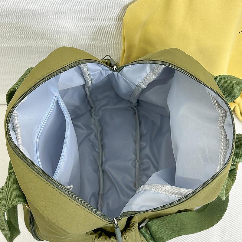 Rucsac Culoare Solidă Geantă Multifuncțională pentru Femei Geantă de Mână cu Capacitate Mare pentru Studenți Geantă de Umăr