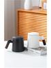 Hand-Painted Ceramic Office Mug: Distant Mountains Design, Teacup with Separate Brewing Chamber, Ideal for Water or Tea - Perfect Business Souvenir.