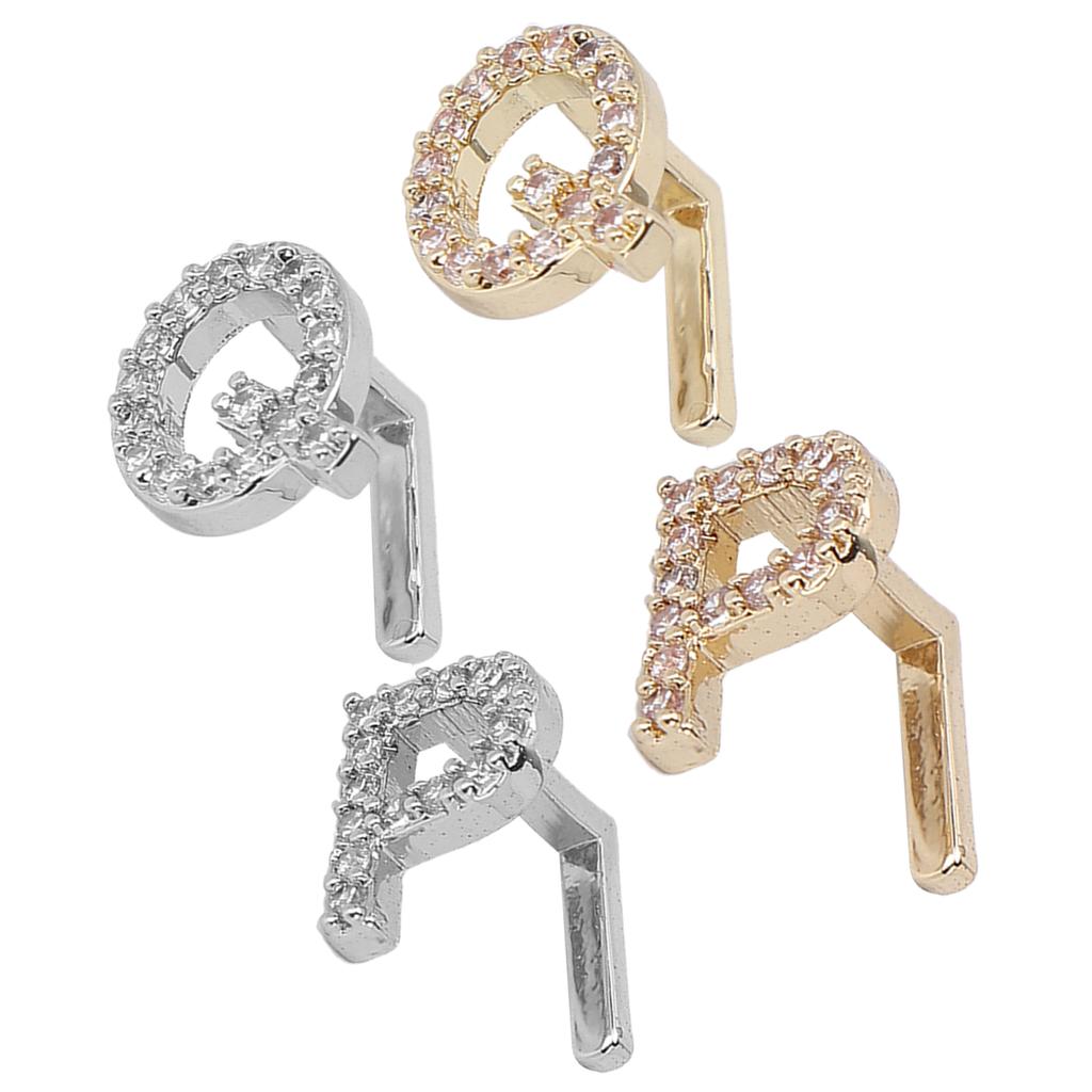 Plated English Letter Teeth Brace Copper Teeth Decoration for Halloween Party Performance