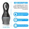 Male Glan Massager Penis Stimulator Penis Vibrator Delay Stamina Trainer Vibrator Oral Climax Masturbator Sex Toys for Men