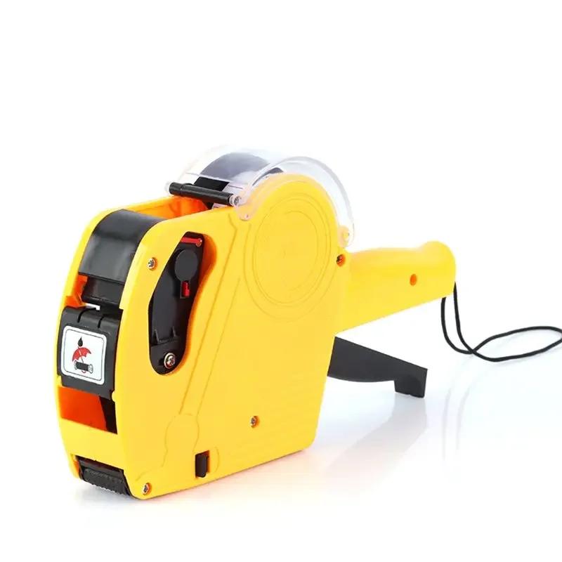 8 Digits Digital Tag Gun Handheld Price Label Gun + 1 Lines Labels +1 Ink 5500 Price Tag Marker Machine Labeler Labeller Sticker