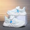 Childrens Sports Shoes Spring Fashion Butterfly Girls Leather Pink Breathable Antislip Light Casual Flat Kids Running Shoes
