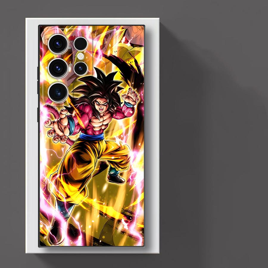 Dragon Ball Cartoon Goku Black Soft Phone Cover Case for Samsung Galaxy S23 Ultra S20 S25 Edge S21 FE S24 Plus