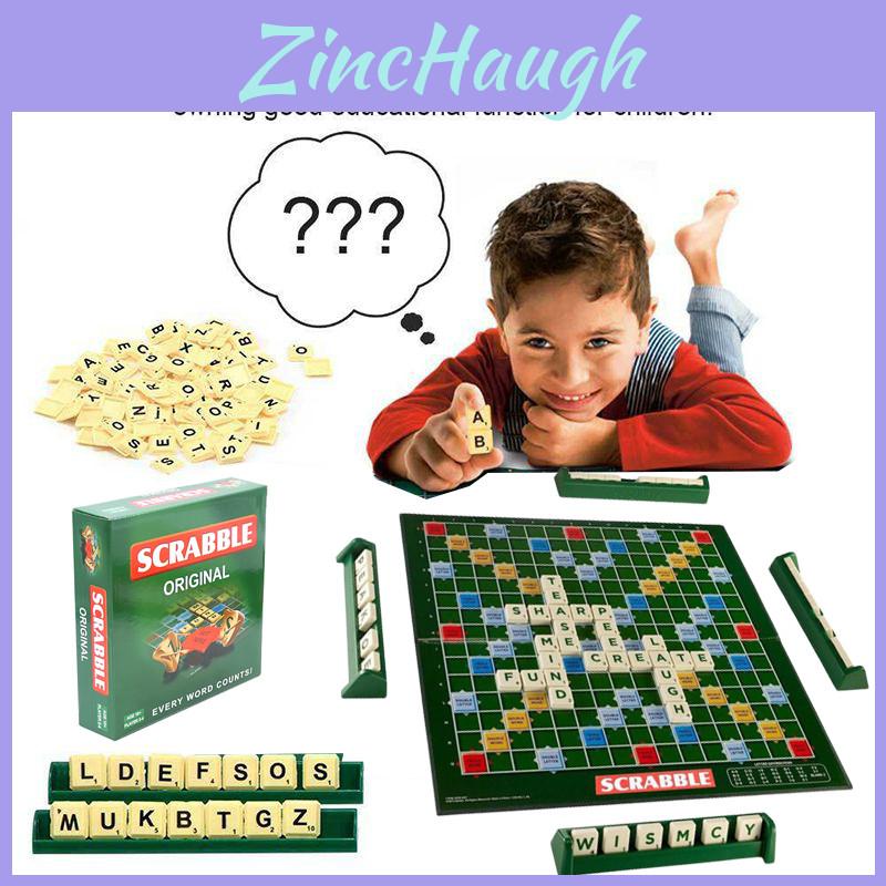 Classic Scrabble Board Game Educational Toy For Kids And Adults