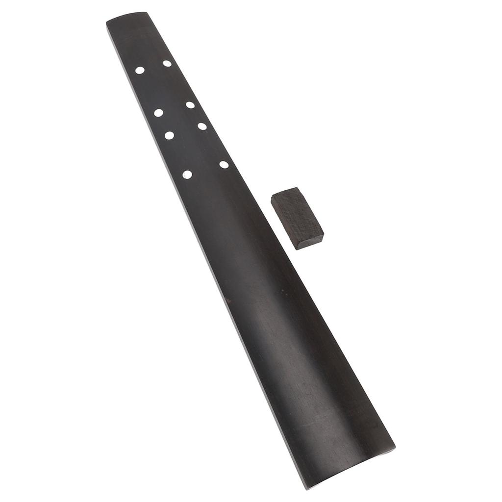 12 Violin Fingerboard Black Ebony Wood Unfinished Fingerboard Violin Replacement Part