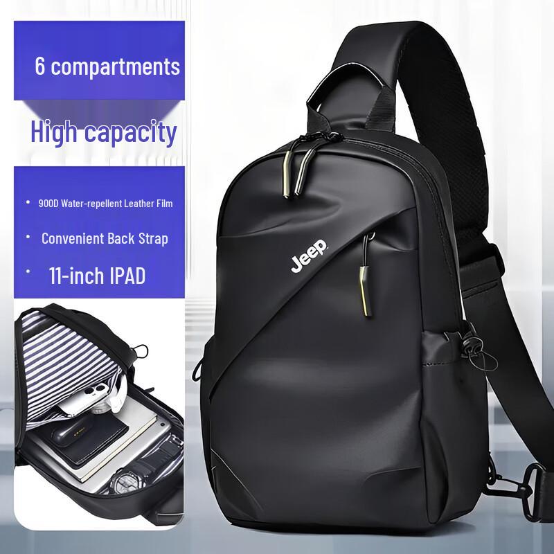 

JEEP Men s Versatile Crossbody Chest Bag