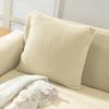 New Design Colors Thick Polar Fleece Sofa Protective Cover Jacquard Solid Printed Pillowcase Cover For Soft Cushion 45x45cm