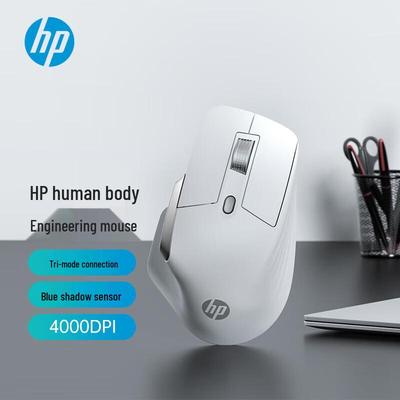 HP Professor 1 Wireless Ergonomic Silent Mouse - White