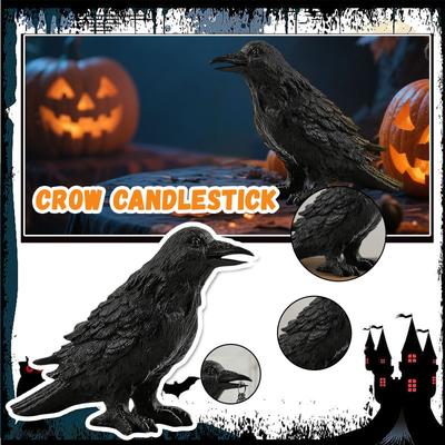 Gothic Home Decor Fake Lamp Base Halloween Decoration Indoor Light Tea Light Candle Holder Resin Statue