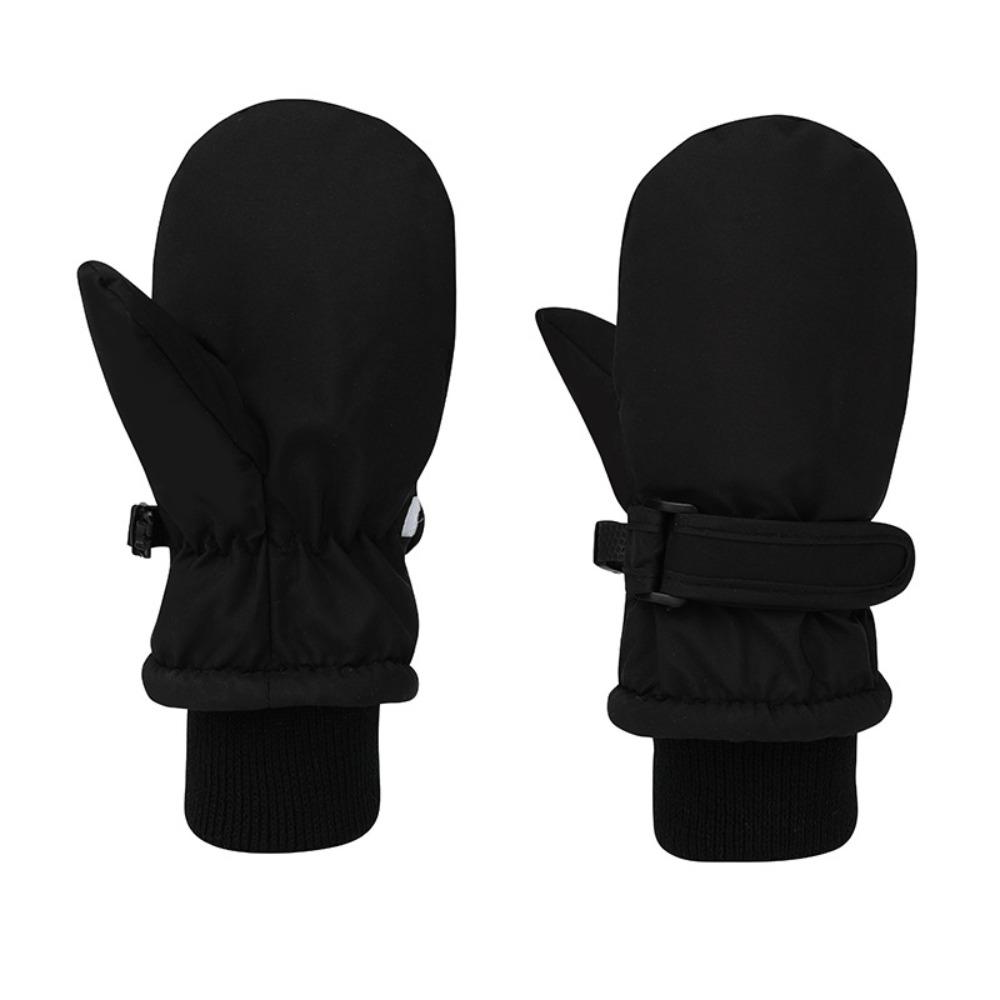 Windproof Children Ski Gloves Waterproof Warm Mittens Printed Kids Winter Gloves Baby Boy