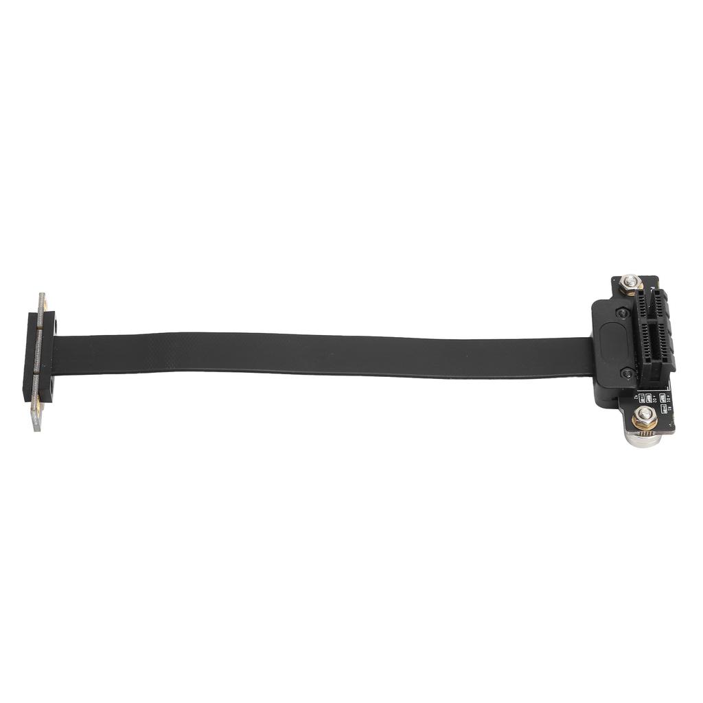 Extension Cable PCIE 1X Dual 90 Degrees  with LED Indication Magnetic Pad Network Adapter 15cm