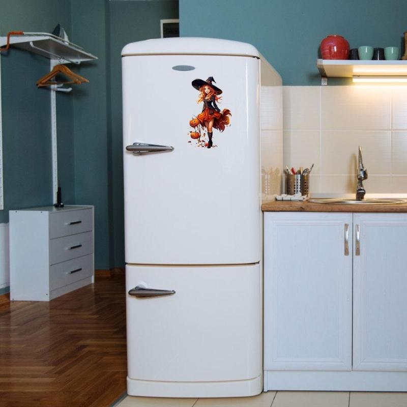 20 Pcs Clay Water Transfer Sticker Set Colorful Halloween Patterned Sticker For Pottery Fridge Art And Home Decoration