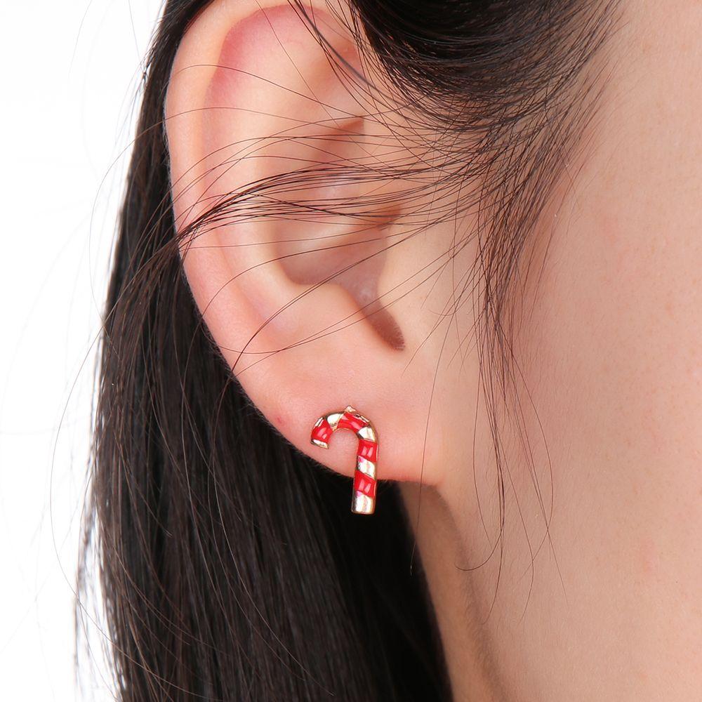 8pairs Women New Year Jewelry Accessories Drop Dangle Ear Studs Christmas Earrings Set Ear Pendants