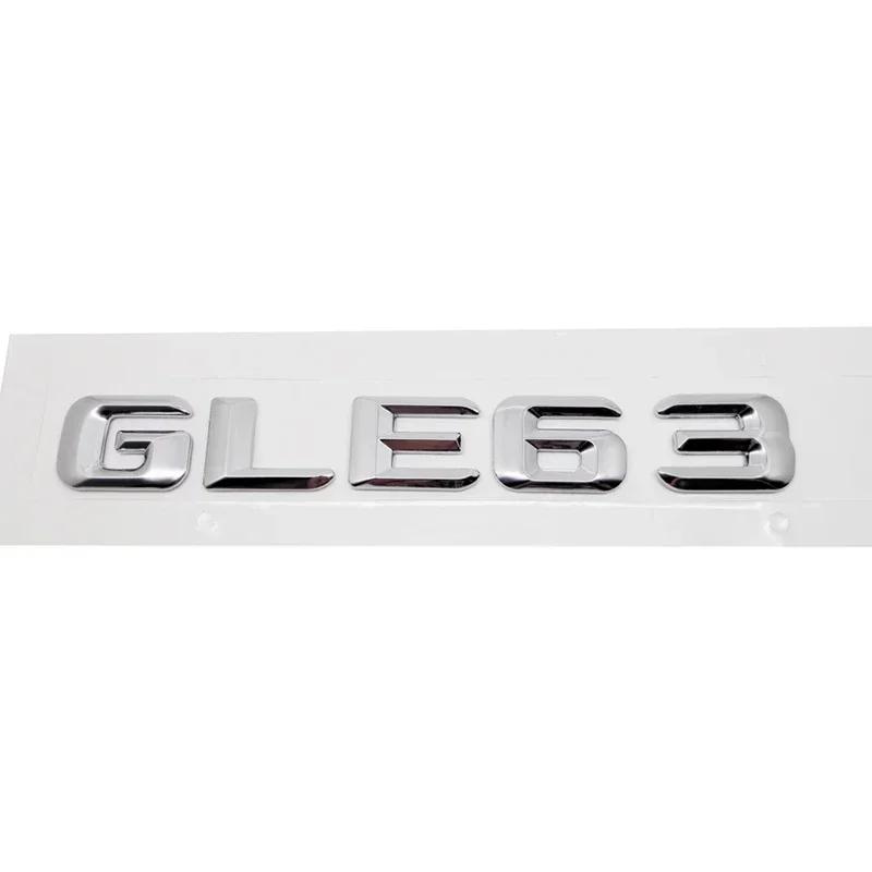 3D Car Rear Trunk Sticker Tail Number Emblem for Mercedes Benz GLE43 GLE63 GLE300 GLE320 GLE350 GLE400 GLE450 GLE500 GLE550