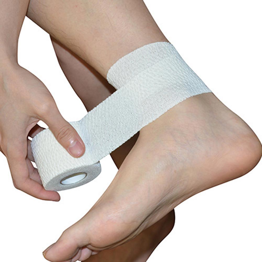 5cm*4.5m Non-woven Fabric Self-sticking Sports Tape Volleyball Finger Guard Basketball Ankle Knee Guard Bandage