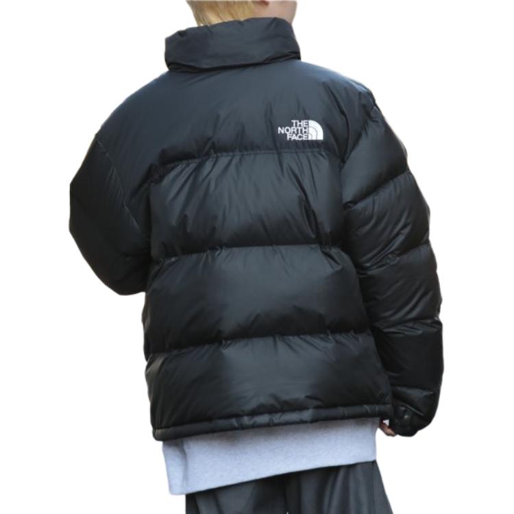 The North Face Giacca Nuptse Eco Retro 1996 Pieghevole Taglia Asiatica Nero Unisex Versione Coreana NJ1DP75A